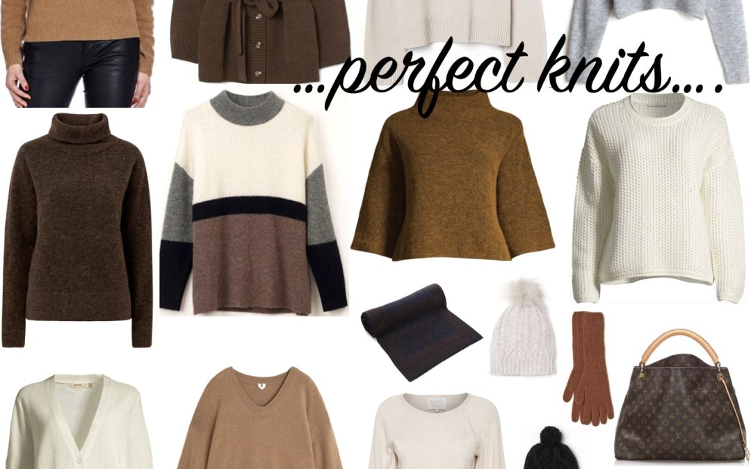 Stickat och mysigt höstmode
