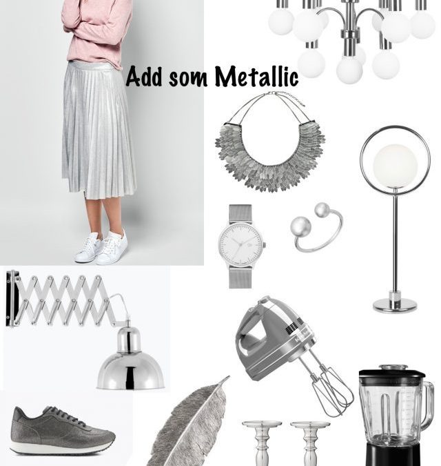 Trend Alert!! Add some Metallic