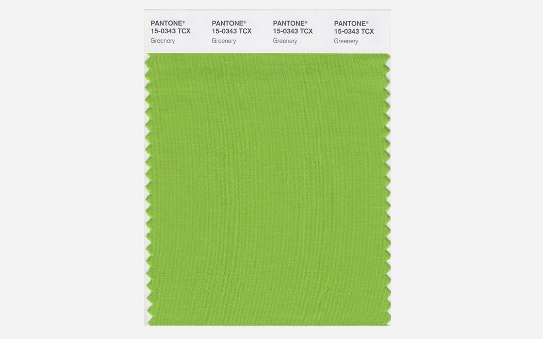 Pantone Colour of the Year 2017 ”Greenery”